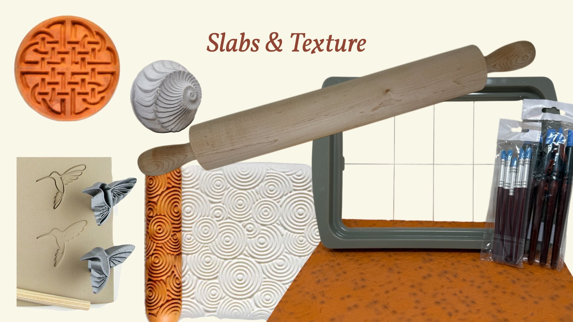 Slabs & Texture Tools – Brackers Good Earth Clays