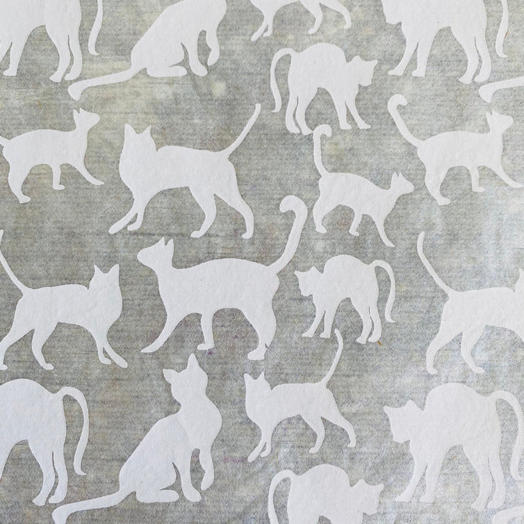 Black Cats Underglaze Transfer