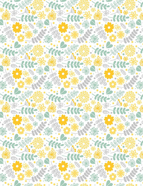 Flowers & Leafs Underglaze Transfer