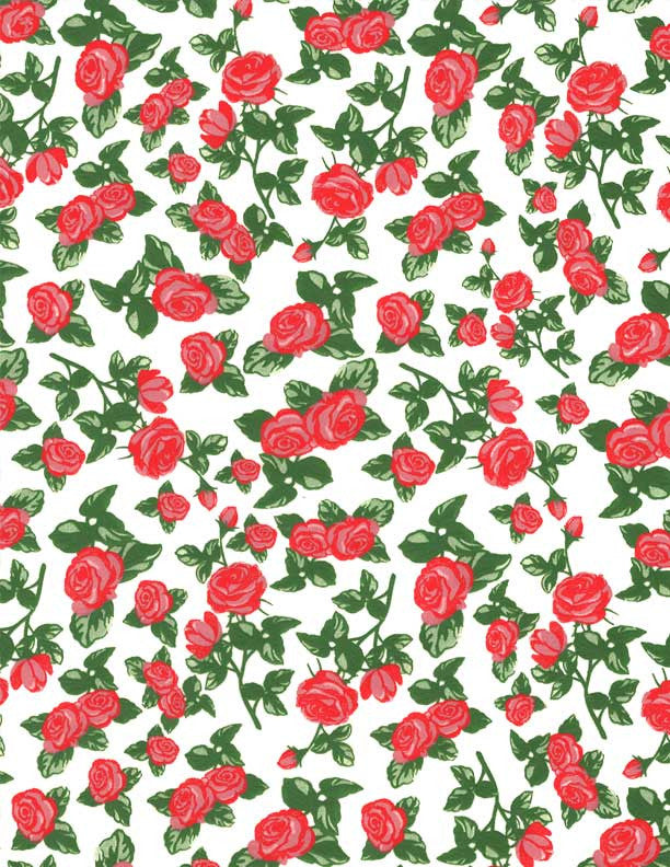 Rose Underglaze Transfer