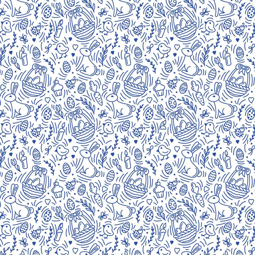 Chickens & Bunnies 2 Underglaze Transfer