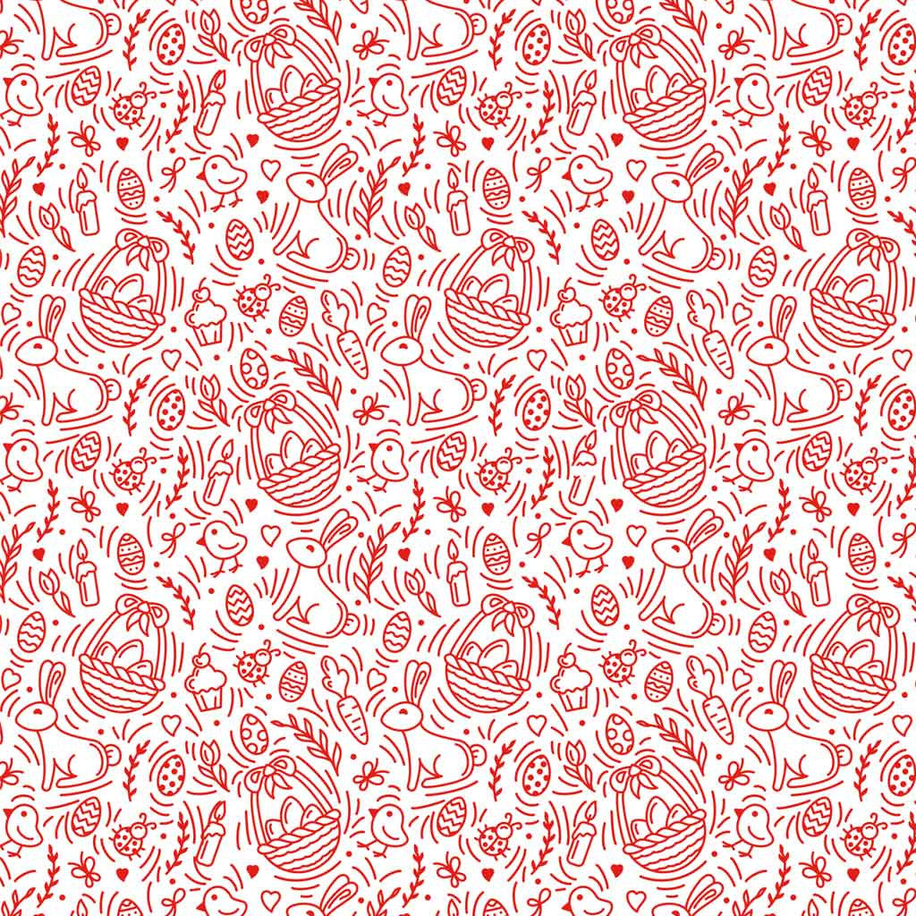 Chickens & Bunnies 2 Underglaze Transfer