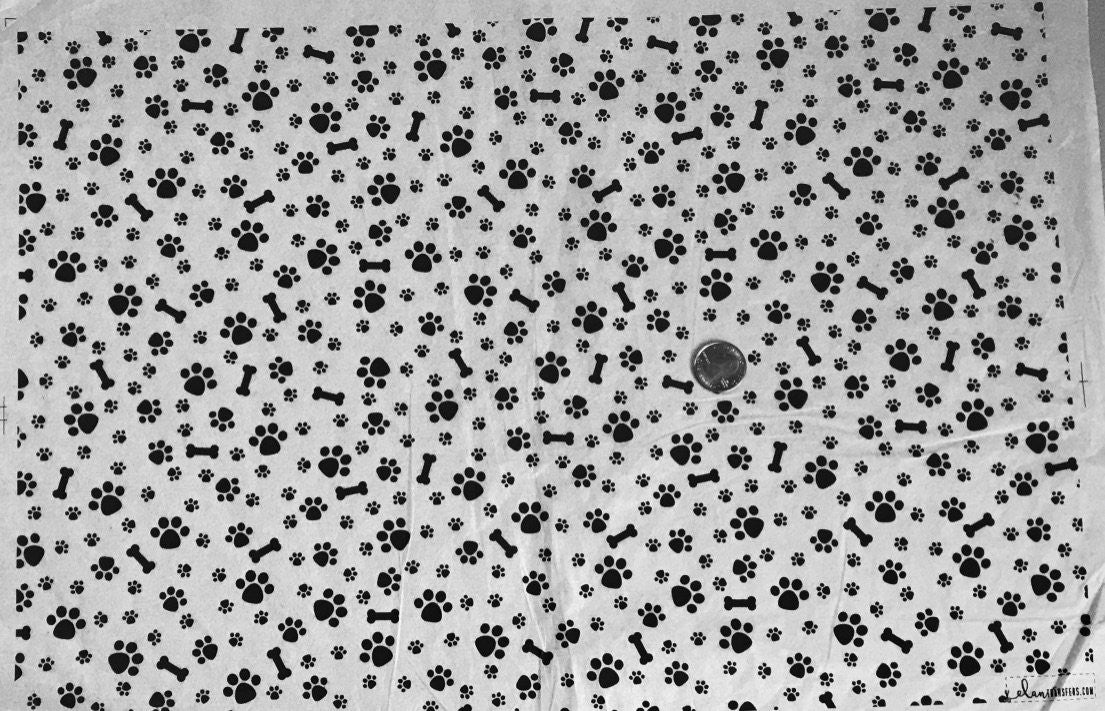 Paw Print Underglaze Transfer