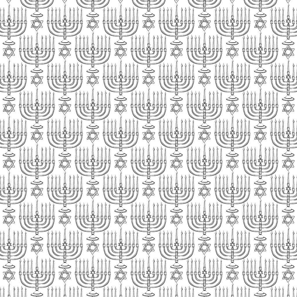 Hanukkah Underglaze Transfer