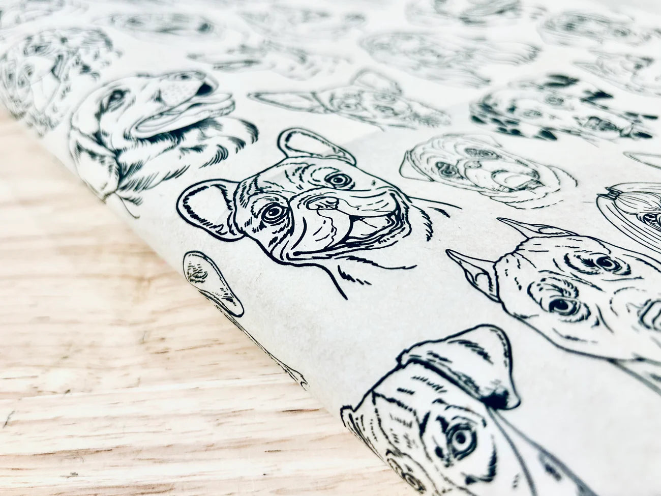 Dogs Underglaze Transfer