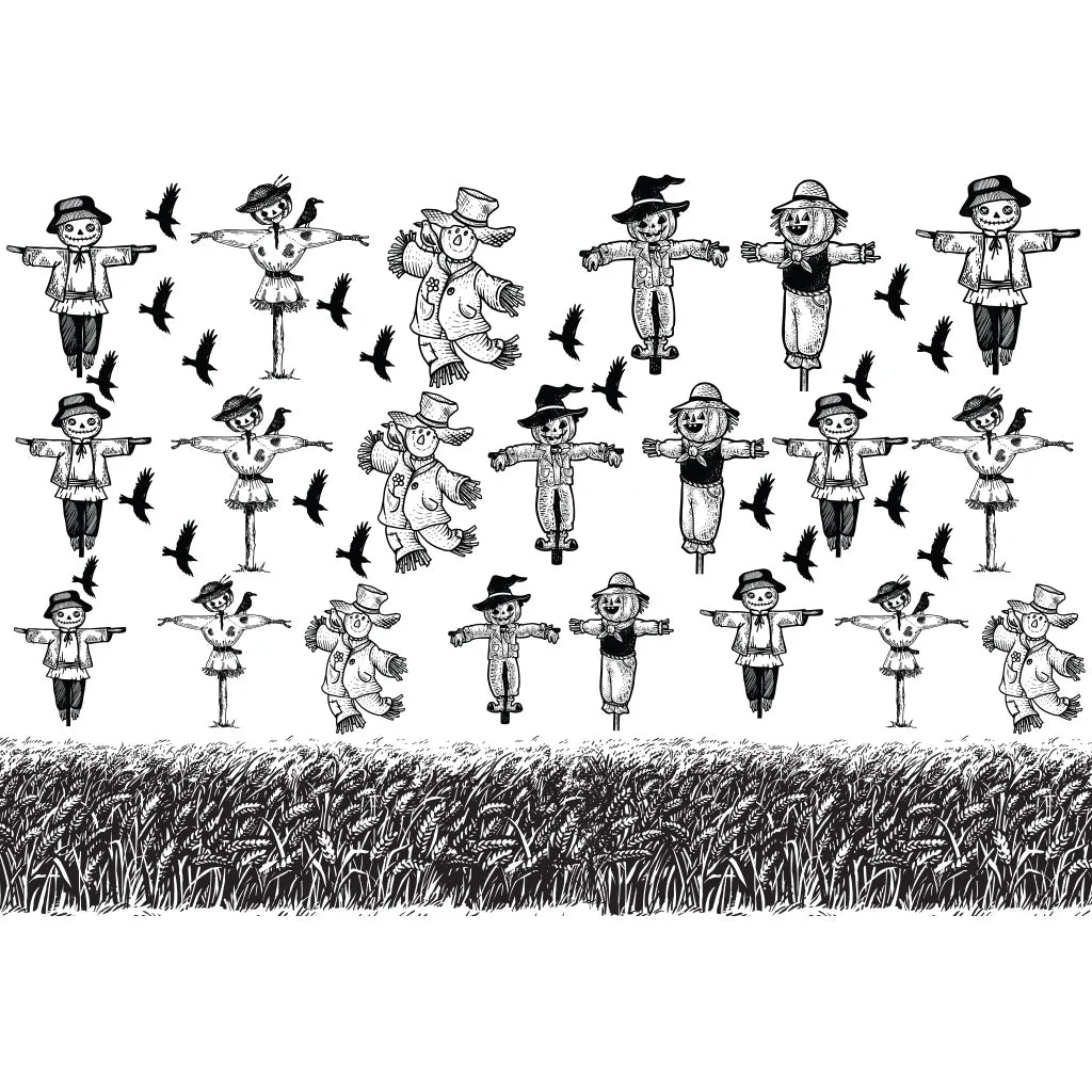 Scarecrow Underglaze Transfer