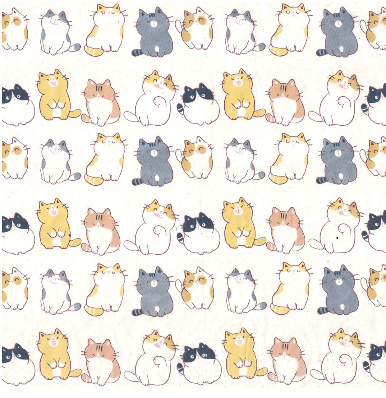 Cats Underglaze Transfer