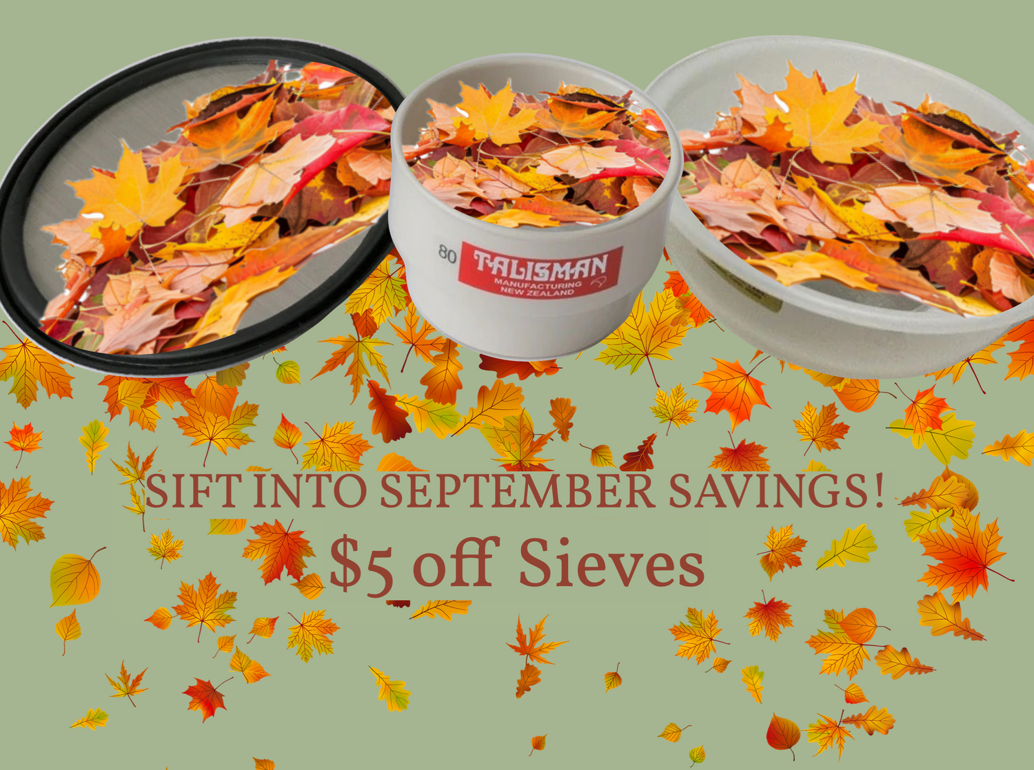 Sift into September Savings