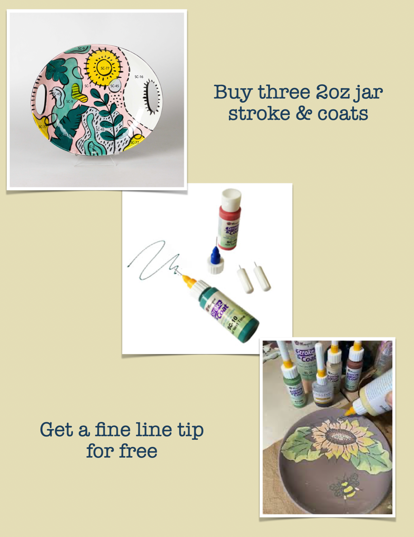 Stroke & Coats + Fineline tips