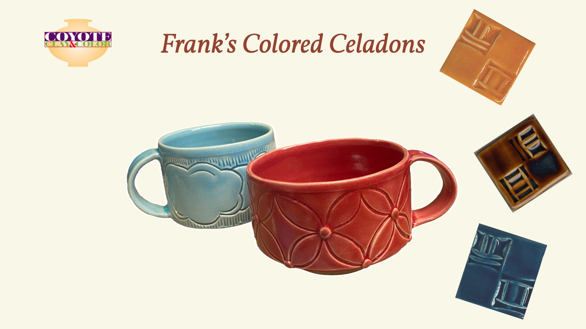Frank's Colored Celadon Glazes