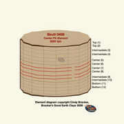 Skutt 0408 Element for 1627-3PK, 208v 3ph Center
