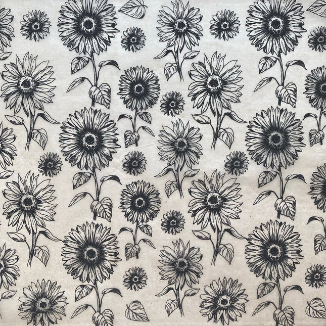 Sunflowers Underglaze Transfer