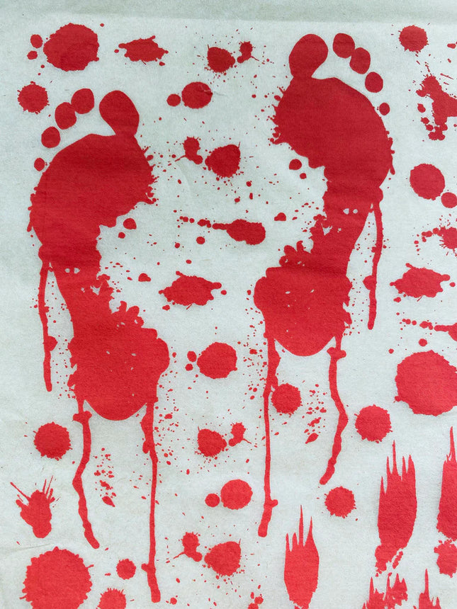 Blood Splatter Underglaze Transfer