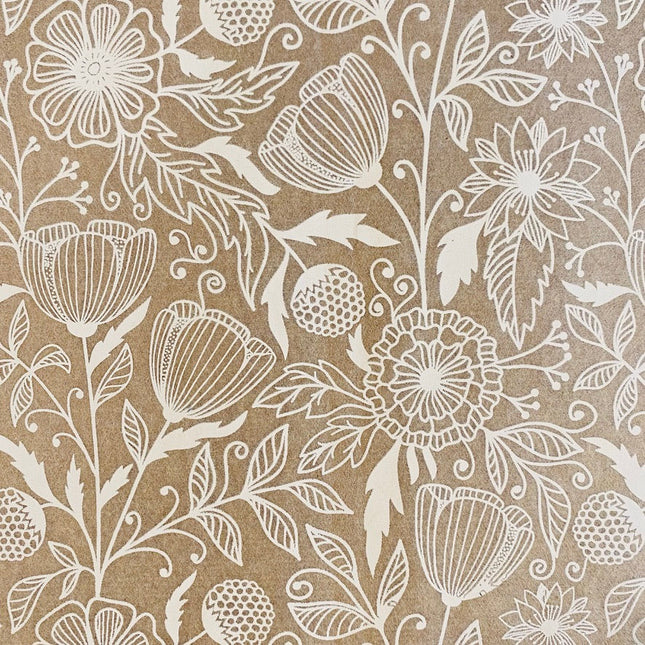 Flower Doodle Underglaze Transfer