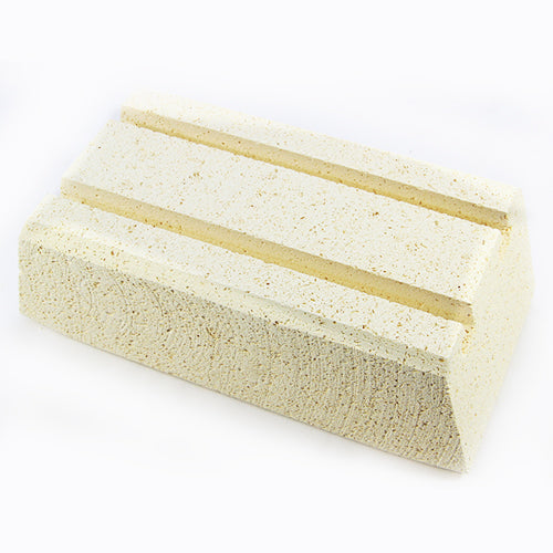 10-Sided Straight Groove Kiln Brick, for 2.5" brick