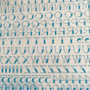 Tattoo Font Underglaze Transfer