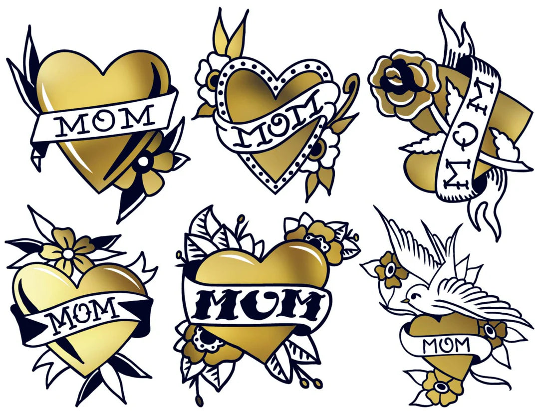 Retro Mom Tattoos