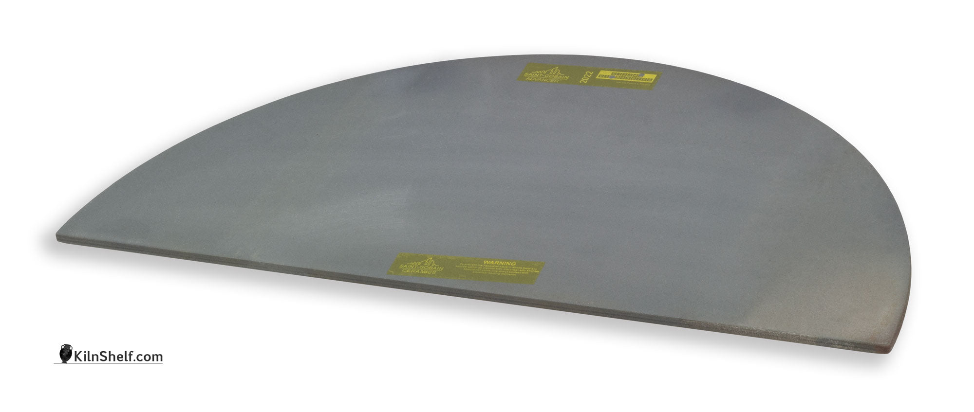 ADVANCER Kiln Shelf - 25" Half shelf 25″ x 12.5″ x 5/16″ round (for L&L 12 sided kilns)