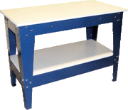 Studio Work Table w/ Bottom Shelf