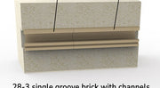 L&L Brick for e-28T 3" Thickness With Element Holders