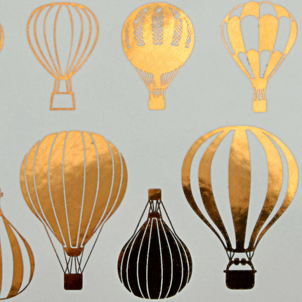 Hot Air Balloons Underglaze Transfer