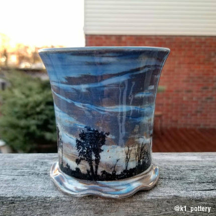 Forest Silhouette Underglaze Transfer