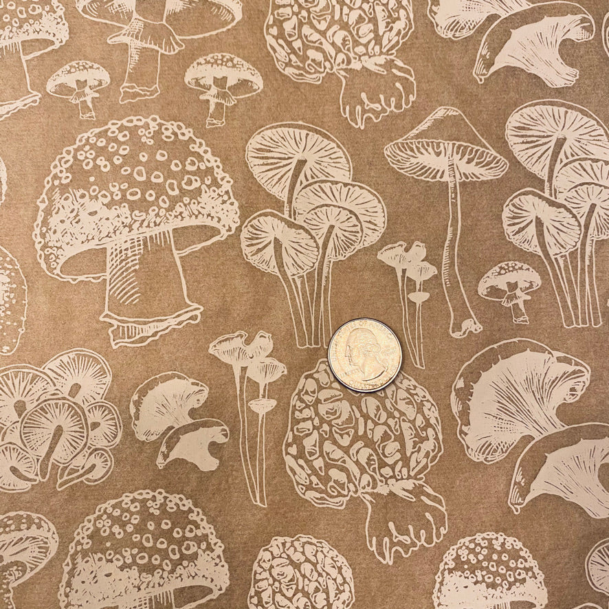 Mushrooms Natural Underglaze Transfer