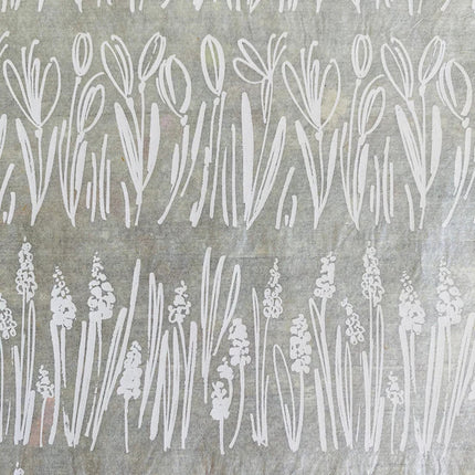 Sketched Flowers Underglaze Transfer