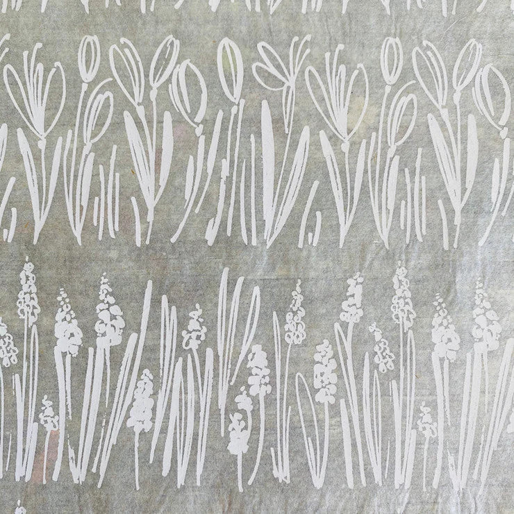 Sketched Flowers Underglaze Transfer