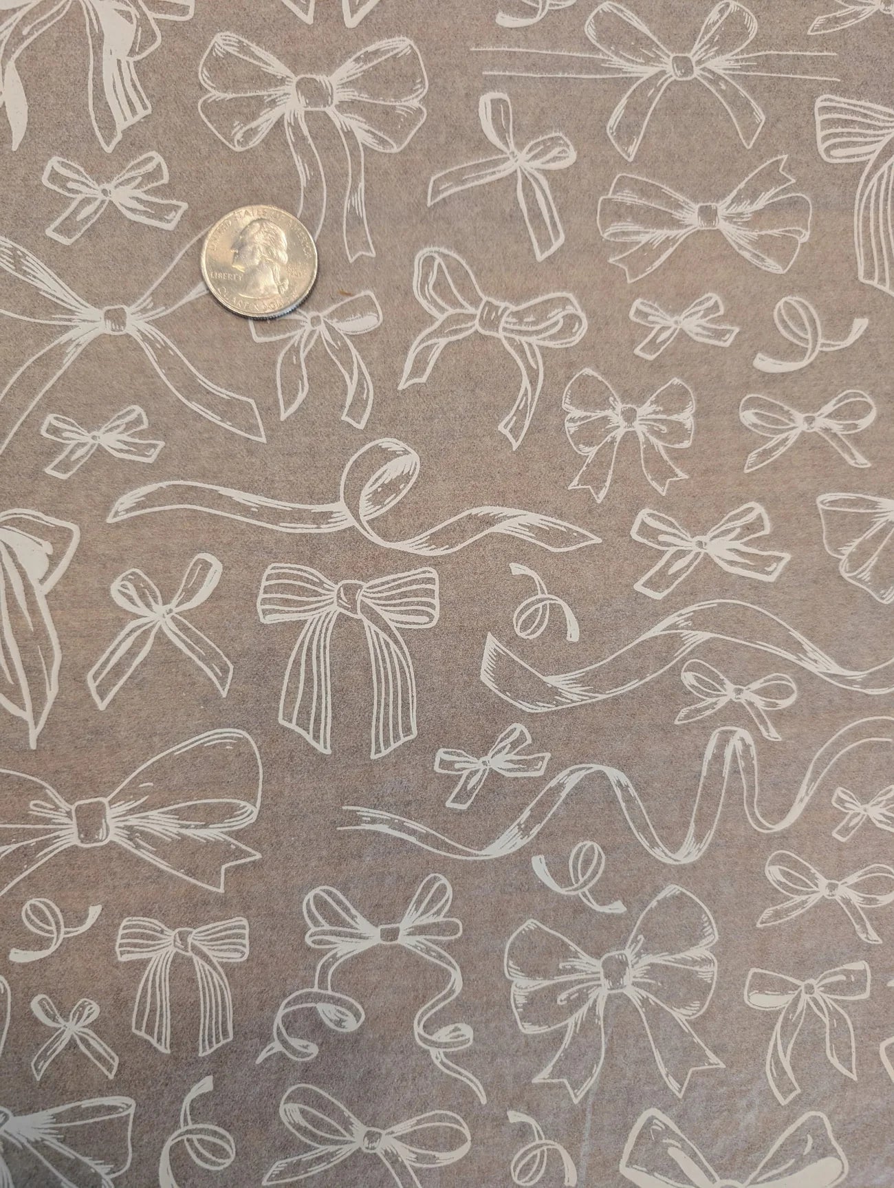 Bows Underglaze Transfer