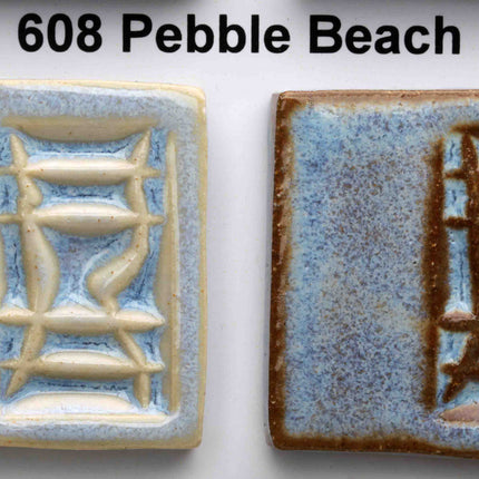Over light clay (left) and dark clay (right)