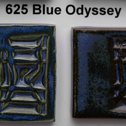Over light clay (left) and dark clay (right)