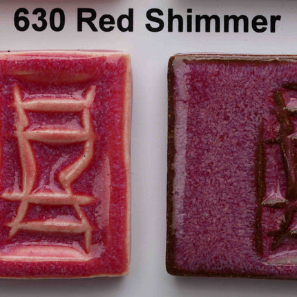 Over light clay (left) and dark clay (right)