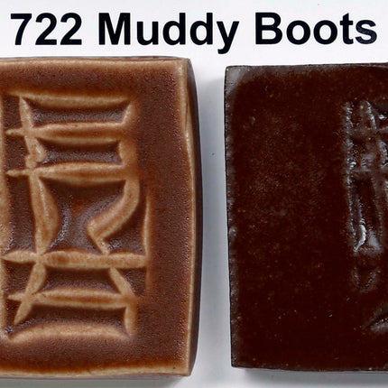Over light clay (left) and dark clay (right)