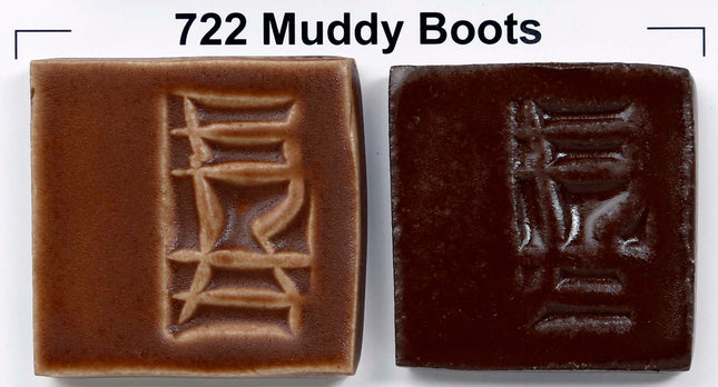 Over light clay (left) and dark clay (right)