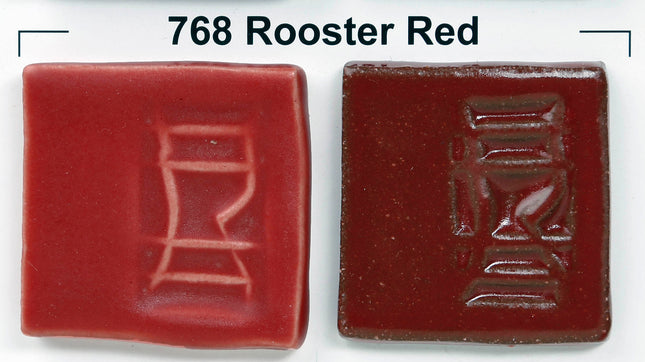 Over light clay (left) and dark clay (right)