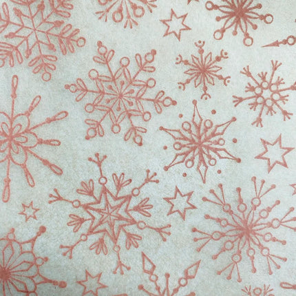 Snowflakes Underglaze Transfer