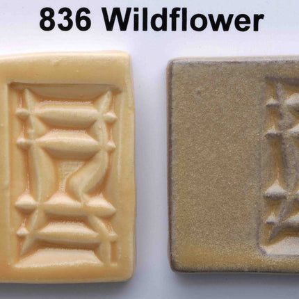 Over light clay (left) and dark clay (right)