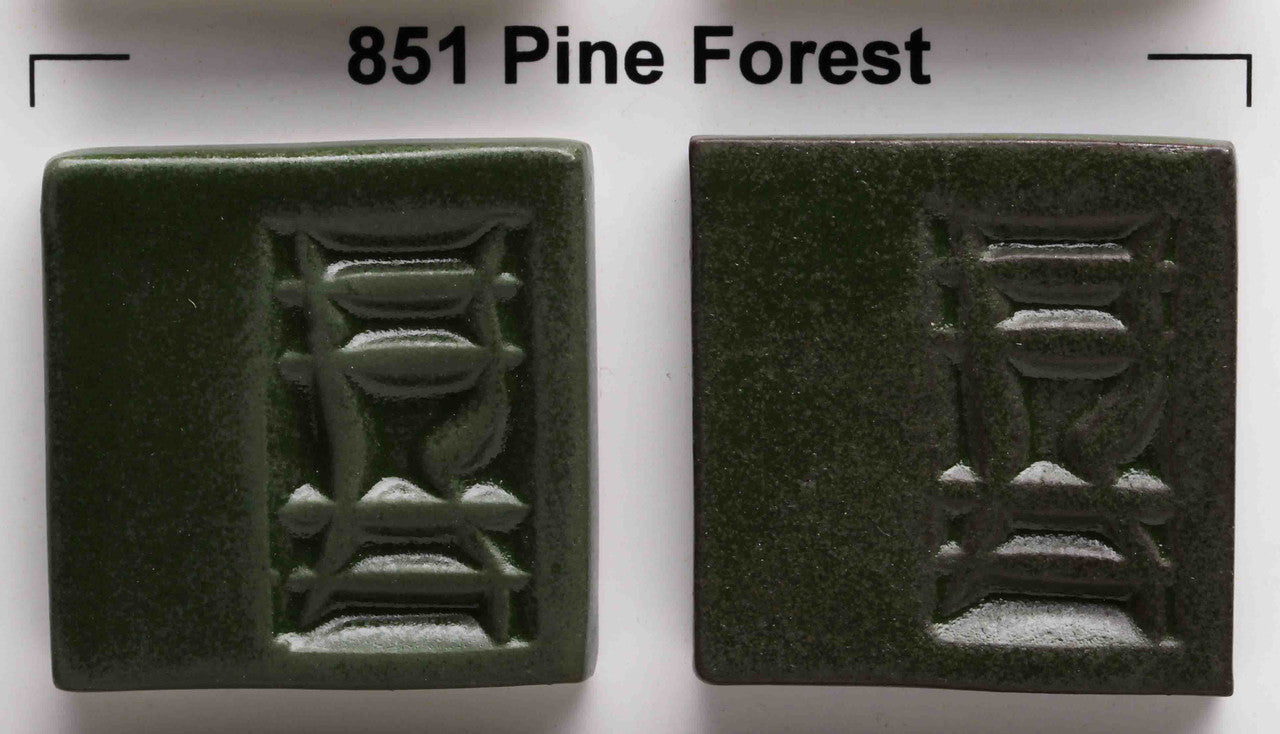 Over light clay (left) and dark clay (right)