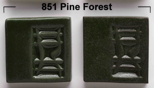 Over light clay (left) and dark clay (right)