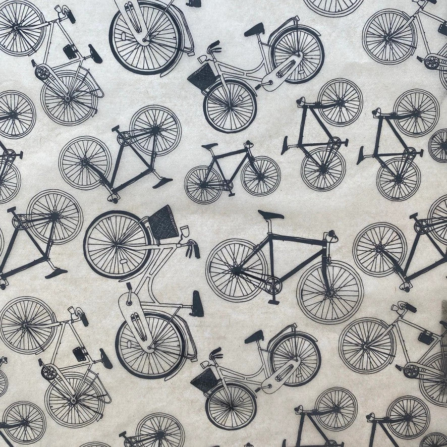 Bicycles Underglaze Transfer