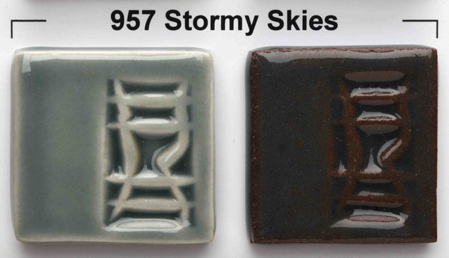 Over light clay (left) and dark clay (right)