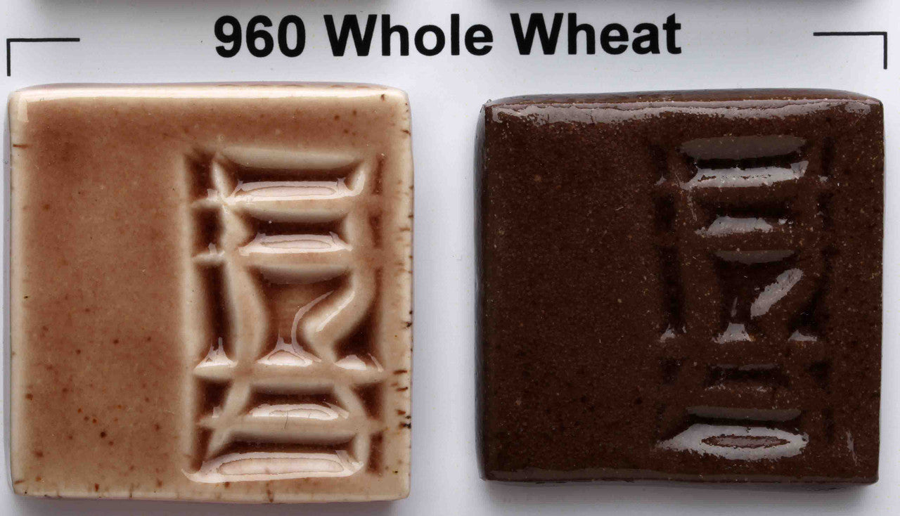 Over light clay (left) and dark clay (right)