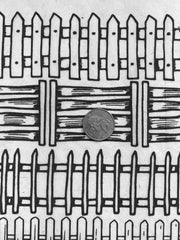 Picket Fences Underglaze Transfer