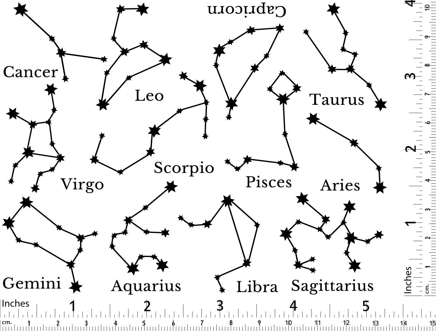 Astrology Constellation Decal