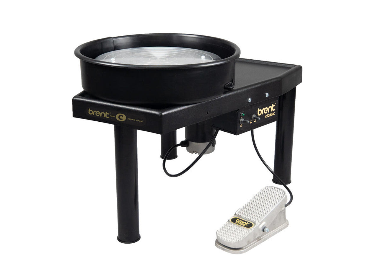 BLACK Brent Model C Electric Wheel with Splash Pan