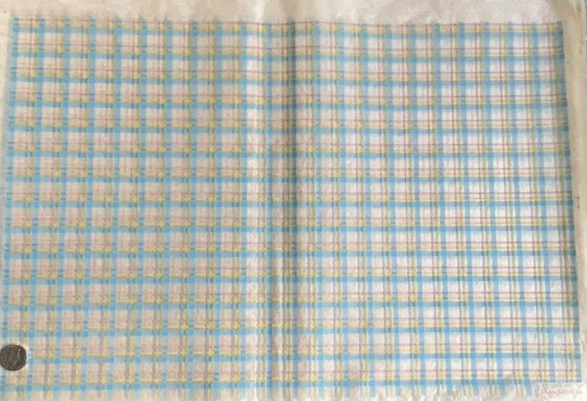 Spring Plaid Underglaze Transfer