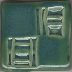 Peacock Green Coyote Franks Colored Celadons #104
