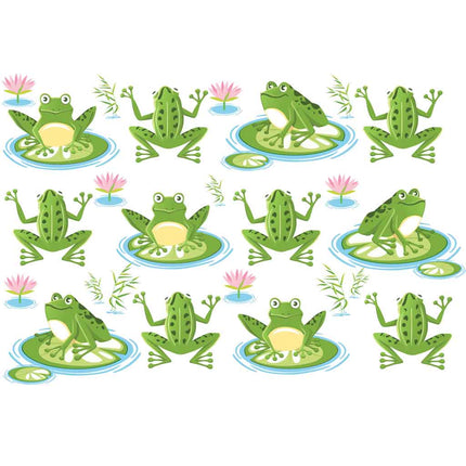 Frogs Underglaze Transfer