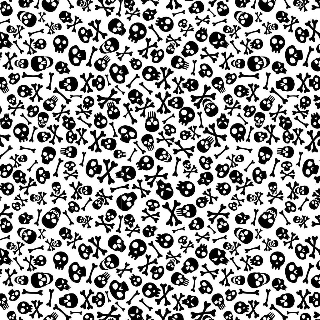 Mini Skulls Underglaze Transfer